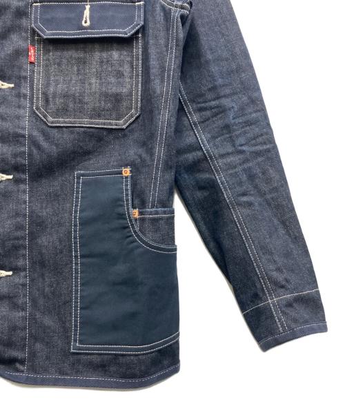 eYe COMME des GARCONS JUNYAWATANABE MAN（アイ コム デ ギャルソン ジュンヤ ワタナベ マン）eYe COMME des GARCONS JUNYAWATANABE MAN (アイ コム デ ギャルソン ジュンヤ ワタナベ マン) LEVI'S (リーバイス) Wネームカバーオール インディゴ サイズ:Sの古着・服飾アイテム