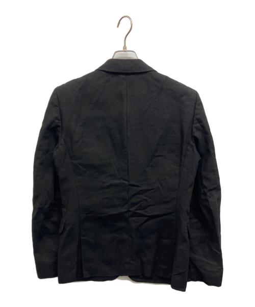 COMME des GARCONS HOMME PLUS（コムデギャルソンオムプリュス）COMME des GARCONS HOMME PLUS (コムデギャルソンオムプリュス) ソルジャーオブピース期　金釦リネンテーラードジャケット ブラック サイズ:Sの古着・服飾アイテム