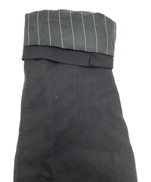 COMME des GARCONS HOMME PLUS（コムデギャルソンオムプリュス）COMME des GARCONS HOMME PLUS (コムデギャルソンオムプリュス) ソルジャーオブピース期　金釦リネンテーラードジャケット ブラック サイズ:Sの古着・服飾アイテム