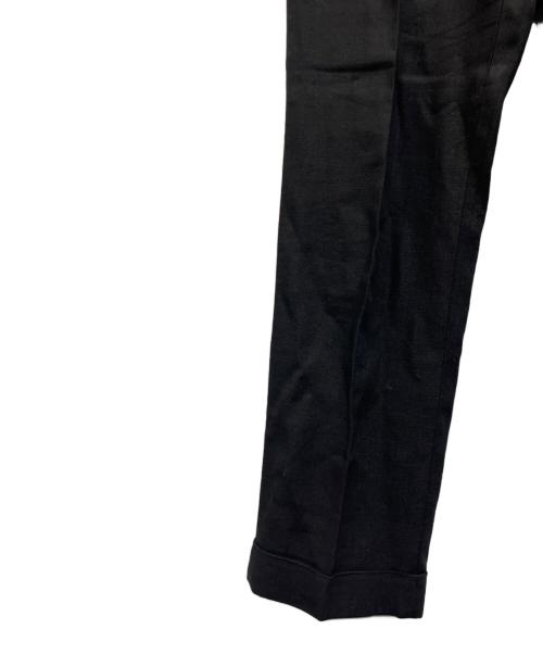 COMME des GARCONS HOMME PLUS（コムデギャルソンオムプリュス）COMME des GARCONS HOMME PLUS (コムデギャルソンオムプリュス) ソルジャーオブピース期　リネンダブルスラックス ブラック サイズ:Sの古着・服飾アイテム