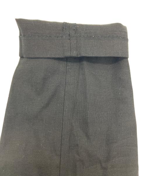 COMME des GARCONS HOMME PLUS（コムデギャルソンオムプリュス）COMME des GARCONS HOMME PLUS (コムデギャルソンオムプリュス) ソルジャーオブピース期　リネンダブルスラックス ブラック サイズ:Sの古着・服飾アイテム