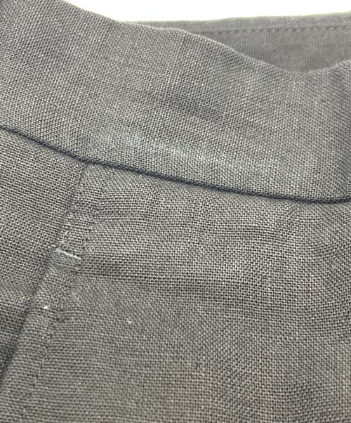 COMME des GARCONS HOMME PLUS（コムデギャルソンオムプリュス）COMME des GARCONS HOMME PLUS (コムデギャルソンオムプリュス) ソルジャーオブピース期　リネンダブルスラックス ブラック サイズ:Sの古着・服飾アイテム