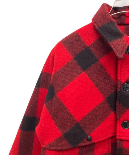 FILSON GARMENT（フィルソン ガーメント）FILSON GARMENT (フィルソン ガーメント) DOUBLE MACKINAW CRUISER JACKET ブラック×レッド サイズ:40の古着・服飾アイテム