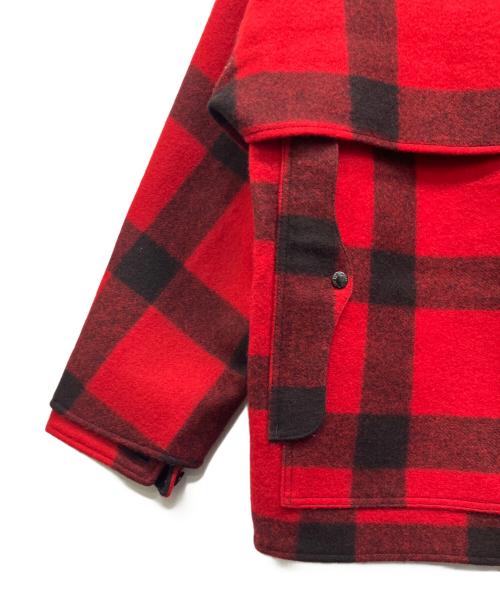 FILSON GARMENT（フィルソン ガーメント）FILSON GARMENT (フィルソン ガーメント) DOUBLE MACKINAW CRUISER JACKET ブラック×レッド サイズ:40の古着・服飾アイテム