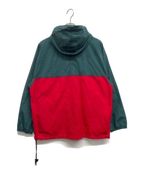 L.L.Bean（エルエルビーン）L.L.Bean (エルエルビーン) ナイロンジャケット グリーン×レッド サイズ:Mの古着・服飾アイテム