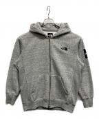 THE NORTH FACEザ ノース フェイス）の古着「Square Logo FullZip」｜グレー