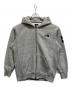 THE NORTH FACE（ザ ノース フェイス）の古着「Square Logo FullZip」｜グレー