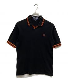 FRED PERRY×COMME des GARCONS SHIRT（フレッドペリー×コムデギャルソンシャツ）の古着「コラボポロシャツ」｜ブラック