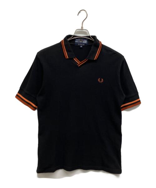 FRED PERRY（フレッドペリー）FRED PERRY (フレッドペリー) COMME des GARCONS SHIRT (コムデギャルソンシャツ) コラボポロシャツ ブラック サイズ:Sの古着・服飾アイテム
