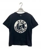 NUMBER (N)INEナンバーナイン）の古着「ARM&HUMBERGER Tシャツ」｜ブラック