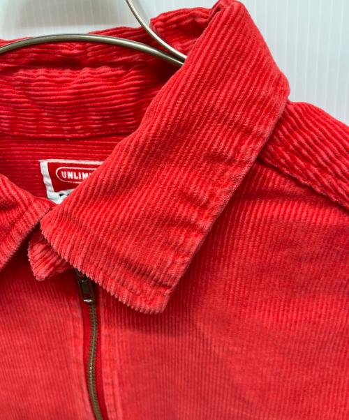 marlboro（マルボロ）Marlboro (マルボロ) コーデュロイハーフジップシャツ レッド サイズ:XLの古着・服飾アイテム