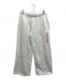 Dirty Workers Studio Japan（ダーティーワーカーズ）の古着「ＤWS 12oz "HOMETOWN" SWEAT PANTS」｜ホワイト