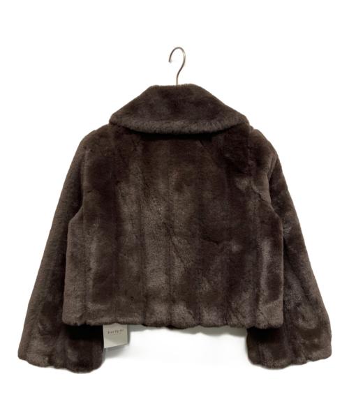 HER LIP TO（ハーリップトゥ）Her lip to (ハーリップトゥ) Winter Love Faux Fur Coat ブラウン サイズ:S 未使用品の古着・服飾アイテム