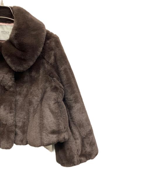HER LIP TO（ハーリップトゥ）Her lip to (ハーリップトゥ) Winter Love Faux Fur Coat ブラウン サイズ:S 未使用品の古着・服飾アイテム