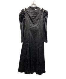 HER LIP TO（ハーリップトゥ）の古着「Date Night Polka-dot Dress」｜ブラック