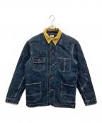 ETERNALエターナル）の古着「裏ブランケットデニムカバーオール」｜インディゴ