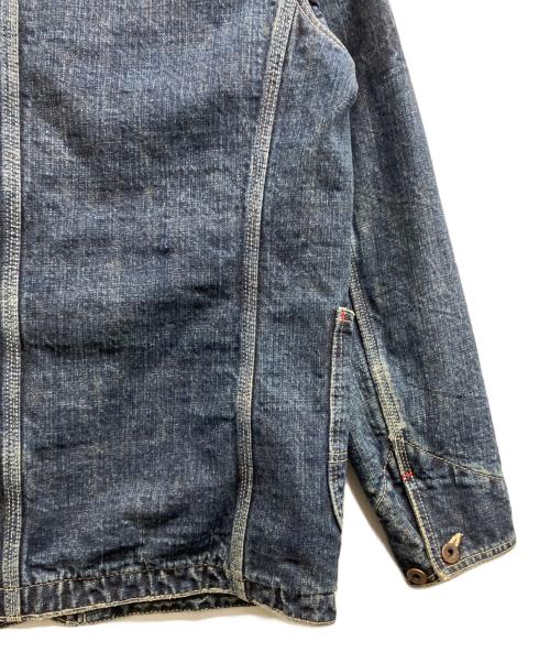 ETERNAL（エターナル）ETERNAL (エターナル) 裏ブランケットデニムカバーオール インディゴ サイズ:Lの古着・服飾アイテム