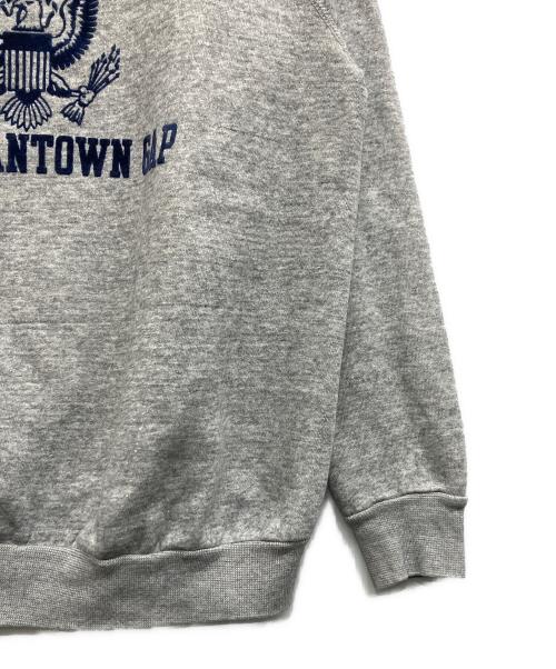 ArteX（アルテックス）ArteX (アルテックス) フロッキープリント U.S. ARMY ヴィンテージプリントスウェット グレー サイズ:XLの古着・服飾アイテム