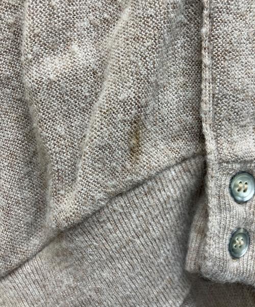 IZOD LACOSTE（アイゾッド ラコステ）IZOD LACOSTE (アイゾッド ラコステ) アクリルカーディガン ベージュ サイズ:Lの古着・服飾アイテム