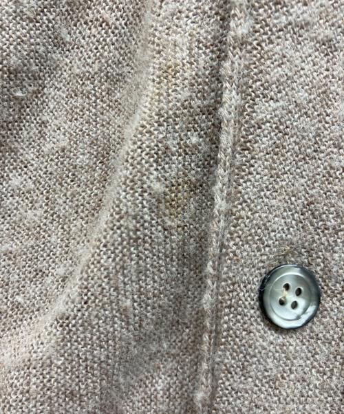 IZOD LACOSTE（アイゾッド ラコステ）IZOD LACOSTE (アイゾッド ラコステ) アクリルカーディガン ベージュ サイズ:Lの古着・服飾アイテム