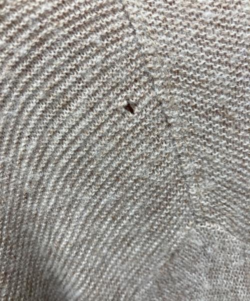 IZOD LACOSTE（アイゾッド ラコステ）IZOD LACOSTE (アイゾッド ラコステ) アクリルカーディガン ベージュ サイズ:Lの古着・服飾アイテム