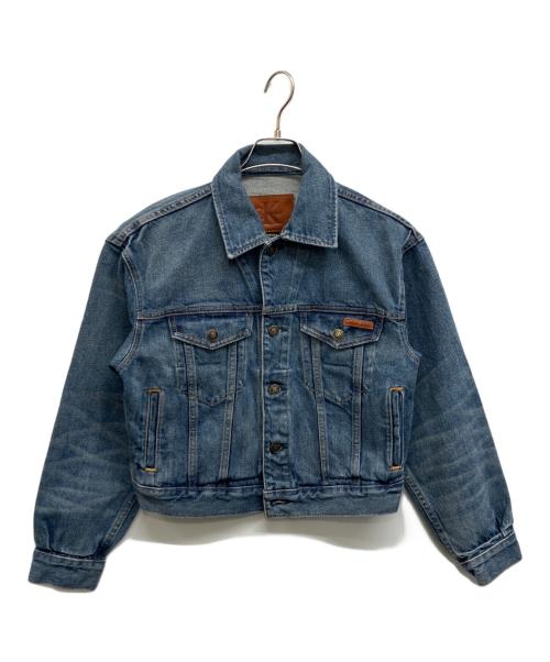 Calvin Klein（カルバンクライン）Calvin Klein (カルバンクライン) 90s デニムトラッカージャケット インディゴ サイズ:XS 未使用品の古着・服飾アイテム