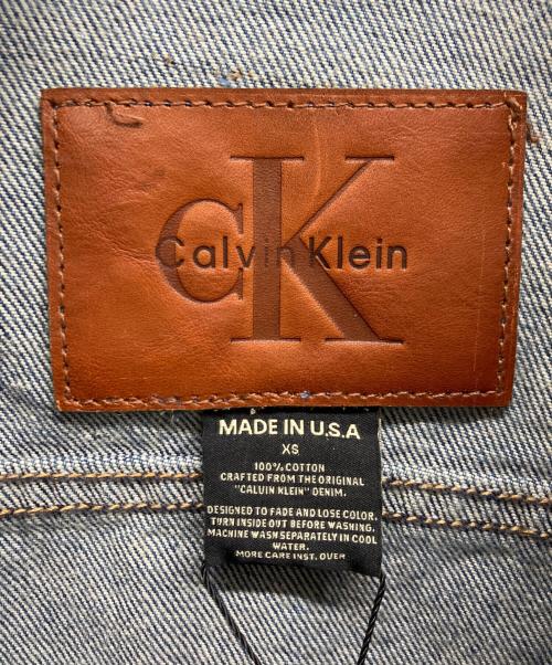 Calvin Klein（カルバンクライン）Calvin Klein (カルバンクライン) 90s デニムトラッカージャケット インディゴ サイズ:XS 未使用品の古着・服飾アイテム