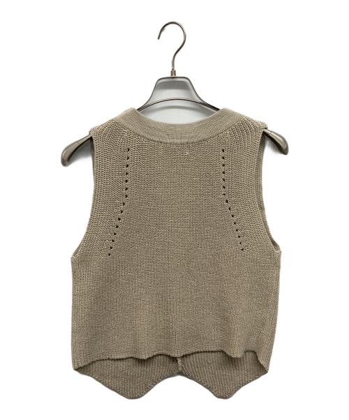 SLOBE IENA（スローブ イエナ）SLOBE IENA (スローブ イエナ) ニットジレ ベージュ サイズ:Freeの古着・服飾アイテム
