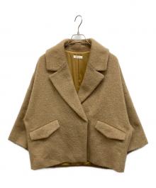CAFUNE（カフネ）の古着「モヘア混ジャケット」｜ベージュ