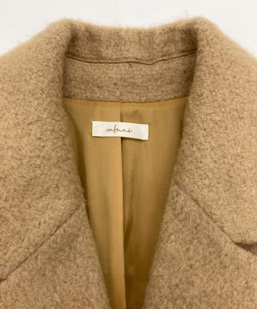 CAFUNE（カフネ）CAFUNE (カフネ) モヘア混ジャケット ベージュ サイズ:38の古着・服飾アイテム