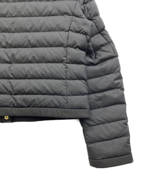 DRESSTERIOR（ドレステリア）DRESSTERIOR (ドレステリア) ノーカラーライトダウンジャケット ブラック サイズ:38の古着・服飾アイテム