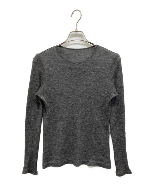 firo bianco uno（フィーロビアンコウノ）firo bianco uno (フィーロビアンコウノ) アルパカニット グレー サイズ:38の古着・服飾アイテム