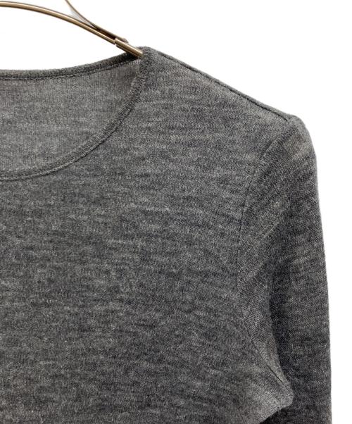 firo bianco uno（フィーロビアンコウノ）firo bianco uno (フィーロビアンコウノ) アルパカニット グレー サイズ:38の古着・服飾アイテム