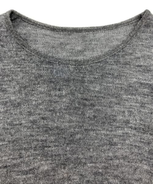 firo bianco uno（フィーロビアンコウノ）firo bianco uno (フィーロビアンコウノ) アルパカニット グレー サイズ:38の古着・服飾アイテム