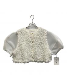 St.cecilia（セントセシリア）の古着「テリアジャケット」｜ホワイト