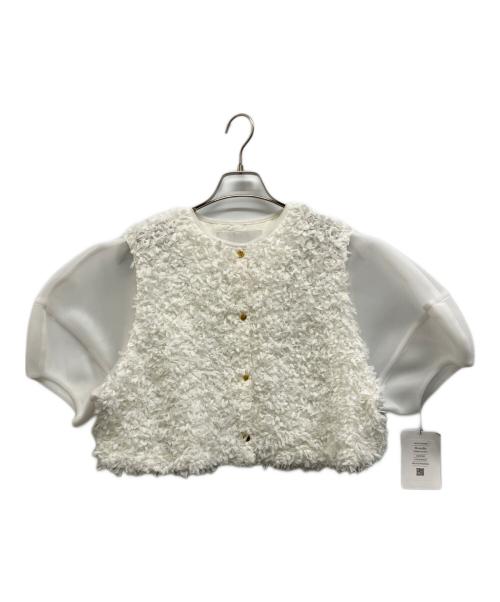 St.cecilia（セントセシリア）St.cecilia (セントセシリア) テリアジャケット ホワイト サイズ:Freeの古着・服飾アイテム