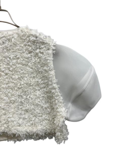 St.cecilia（セントセシリア）St.cecilia (セントセシリア) テリアジャケット ホワイト サイズ:Freeの古着・服飾アイテム