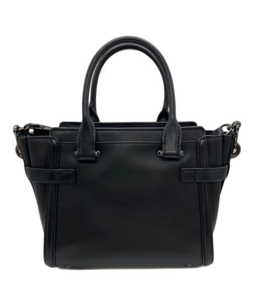 COACH（コーチ）COACH (コーチ) スワッガー バタフライ2WAY ハンドバッグ ブラック サイズ:下記参照-*の古着・服飾アイテム