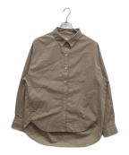 Nobleノーブル）の古着「エフォートレスコットンオーバーシャツ」｜ブラウン