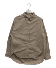 Noble（ノーブル）の古着「エフォートレスコットンオーバーシャツ」｜ブラウン
