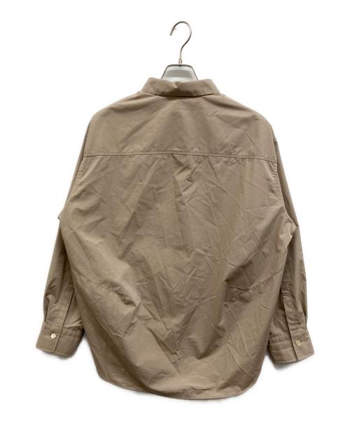 Noble（ノーブル）Noble (ノーブル) エフォートレスコットンオーバーシャツ ブラウン サイズ:Freeの古着・服飾アイテム