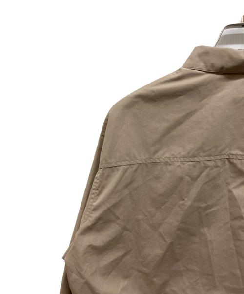 Noble（ノーブル）Noble (ノーブル) エフォートレスコットンオーバーシャツ ブラウン サイズ:Freeの古着・服飾アイテム