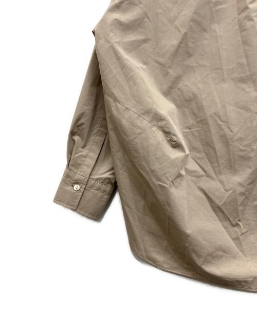 Noble（ノーブル）Noble (ノーブル) エフォートレスコットンオーバーシャツ ブラウン サイズ:Freeの古着・服飾アイテム