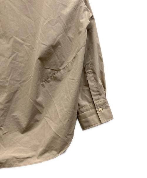 Noble（ノーブル）Noble (ノーブル) エフォートレスコットンオーバーシャツ ブラウン サイズ:Freeの古着・服飾アイテム