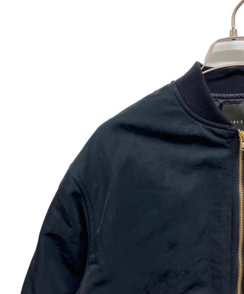 Noble（ノーブル）Noble (ノーブル) パフィタフタフライトMA1 ネイビー サイズ:38の古着・服飾アイテム