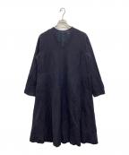 JURGEN LEHLヨーガンレール）の古着「ウールタンブラーのドレス」｜ネイビー