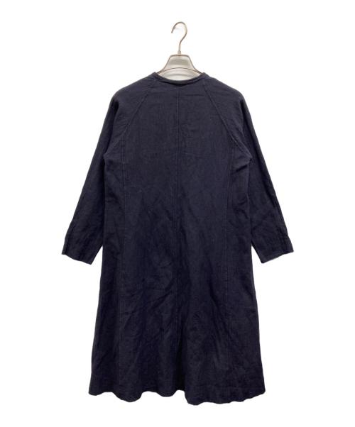 JURGEN LEHL（ヨーガンレール）JURGEN LEHL (ヨーガンレール) ウールタンブラーのドレス ネイビー サイズ:Mの古着・服飾アイテム