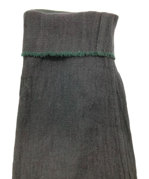 JURGEN LEHL（ヨーガンレール）JURGEN LEHL (ヨーガンレール) ウールタンブラーのドレス ネイビー サイズ:Mの古着・服飾アイテム