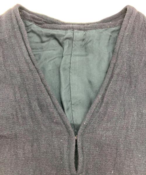 JURGEN LEHL（ヨーガンレール）JURGEN LEHL (ヨーガンレール) ウールタンブラーのドレス ネイビー サイズ:Mの古着・服飾アイテム