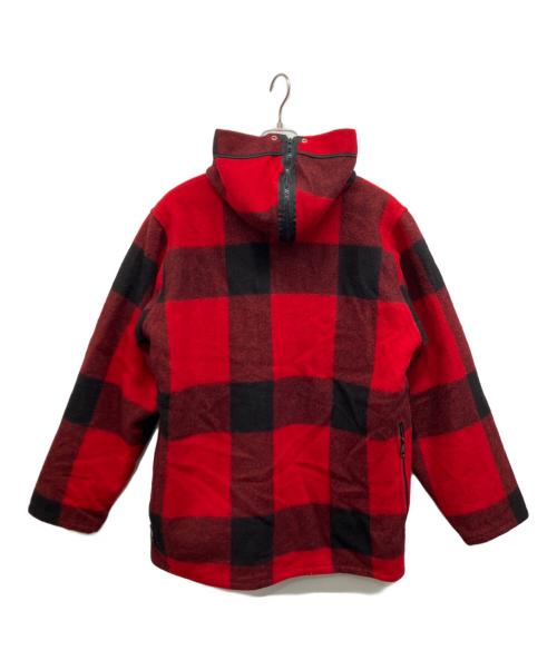 JOHNSON WOOLEN MILLS（ジョンソンウーレンミルズ）JOHNSON WOOLEN MILLS (ジョンソンウーレンミルズ) バッファローチェックウールハンティングジャケット レッド サイズ:不明の古着・服飾アイテム